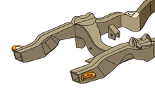 Load image into Gallery viewer, Rust Buster 1994-2004 Chevy S10 &amp; GMC Sonoma Core Support Mount - Left