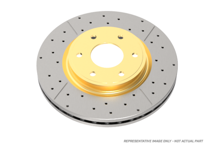 DBA 97-13 Chevrolet Corvette Rear Street Series Drilled & Slotted Rotor DBA2995X