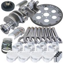 Load image into Gallery viewer, Eagle Oldsmobile 45 4.500in Crank 7.100in H-Beam -15cc Inv Dome 4.165in Pistons Balanced Assembly