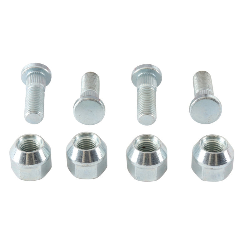 QuadBoss 09-15 Suzuki LT-A500X KingQuad 4x4 Front Wheel Stud & Nut Kit