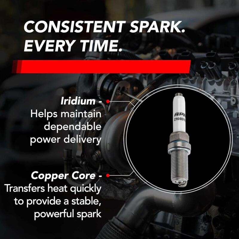 APR EA888.3/4/EA855.2/EA824 Iridium Pro Spark Plug - Heat Range 9 - 14mm x 26.5mm x 16mm - SINGLE Z1003100