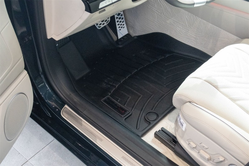 WeatherTech 25-25 Genesis G80 1st Row Front FloorLiner - Black 4419171