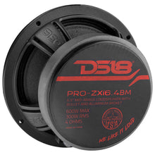 Load image into Gallery viewer, DS18 6.5in 300 Watts RMS 4 ohm Neodymium and Ferrite Magnet Bullet Mid-Range Loudspeaker