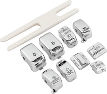 Load image into Gallery viewer, Bikers Choice 96-16 FLHT/FLHR 06-16 FLHX Chrome Switch Cap Kit W/Cruise Control H-D 71816-09