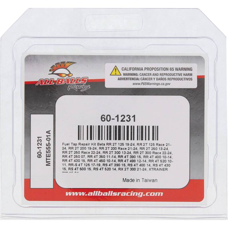 All Balls Racing 19-23 Beta RR 2T 125 Fuel Tap Repair Kit 60-1231