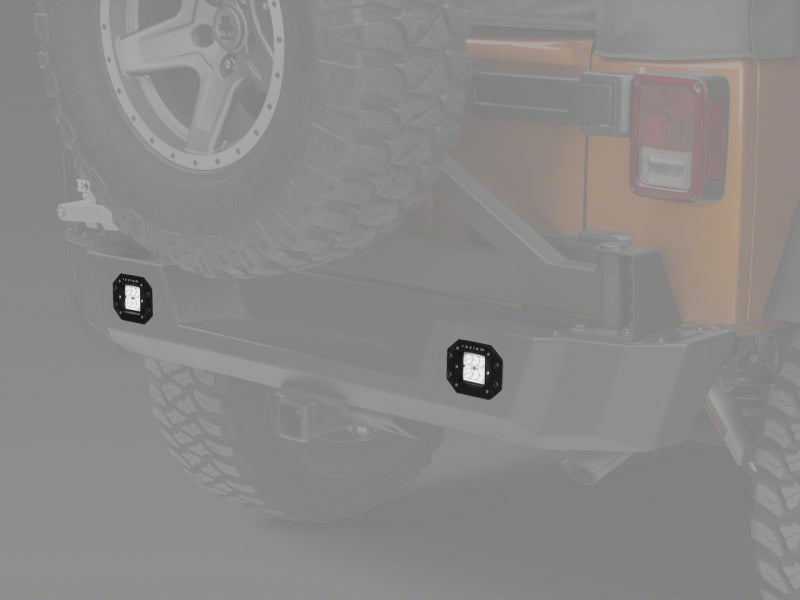 Raxiom 3-In Flush Mount 6-LED Off Road Light Flood Beam Universal (Some Adaptation May Be Required) J106729