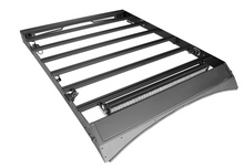 Load image into Gallery viewer, Cali Raised 14-21 Toyota Tundra Crew Max Premium Roof Rack - Led Light Bar - Blue No Lights