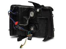 Load image into Gallery viewer, Raxiom 07-13 Chevrolet Silverado 1500 Axial Series Headlights w/ LED Bar- Black Housing (Clear Lens)
