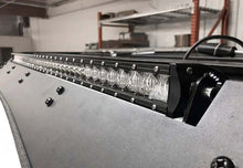 Load image into Gallery viewer, Cali Raised 40in Cutout Prinsu Roof Rack 42in Led Light &amp; Bracket Kit w/ Square Blue Backlit Switch CR4262