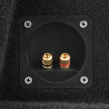 Load image into Gallery viewer, DS18 Single 12in Shallow Subwoofer and Enclosure 350 Watts RMS Sealed Black Carpet