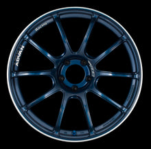 Load image into Gallery viewer, Advan RZII 17x7.5 +38 4x100 Racing Indigo Blue Wheel
