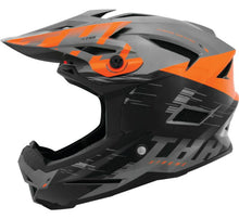 Load image into Gallery viewer, THH Helmets T-42 BMX Xtreme  Gray/Orange Youth - Small