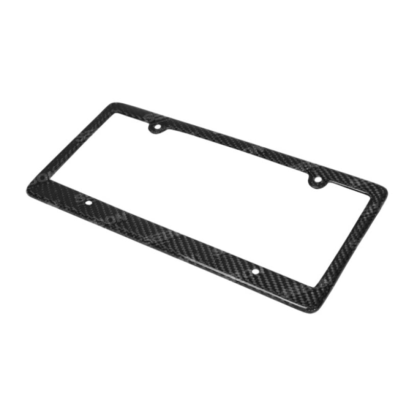 Seibon Carbon Fiber License Plate Frame (4 holes) CFLPF4