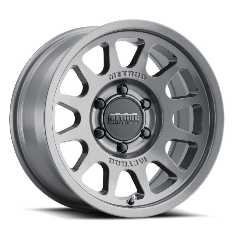 Method MR703 Bead Grip HD 18x9 +40mm Offset 6x5.5 95.25mm CB Gloss Titanium Wheel MR70389093840H