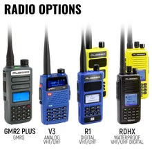 Load image into Gallery viewer, Rugged Radios MOTO MAX Comm Kit w/ HD OFFROAD Cables With R1 (Blue) - Business Band Radio