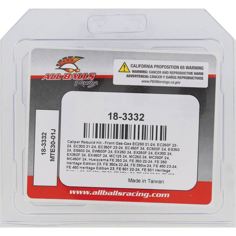 All Balls Racing 21-24 Gas-Gas EC250/21-24 EC300 Caliper Rebuild Kit - Front 18-3332