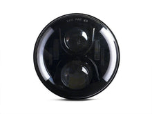 Load image into Gallery viewer, Raxiom 97-18 Jeep Wrangler TJ &amp; JK 6-LED Headlights w/ Partial Halo- Black Housing (Clear Lens)