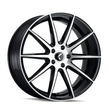 Load image into Gallery viewer, Kraze KR194 Cosmos 17x8 / 5x114.3 BP / 38mm Offset / 72.62mm Hub Gloss Black Machined Wheel