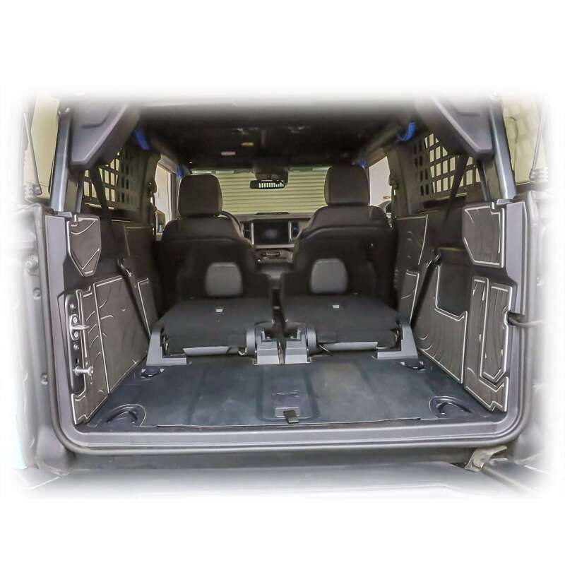 Turn Offroad 2021+ Ford Bronco (2 Door) Cargo Area Foam Protector Kit Black IA5-M2B