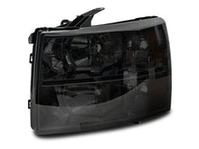Load image into Gallery viewer, Raxiom 07-14 Chevrolet Silverado 1500 HD Axial OEM Rep Headlights- Chrome Housing- Smoked Lens