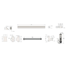 Load image into Gallery viewer, QA1 Pro Parallel 4-Link System Single Adjust Coilovers