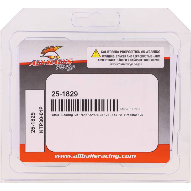 All Balls Racing Wheel Bearing Kit 25-1829