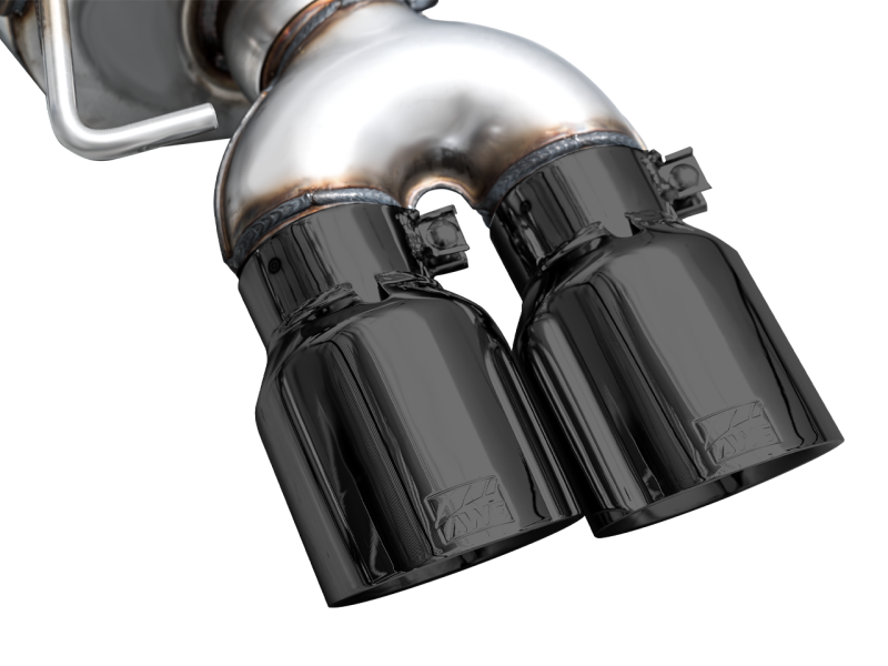 AWE Tuning 19-23 Audi C8 S6/S7 2.9T V6 AWD Touring Edition Exhaust - Diamond Black Tips 3015-43107
