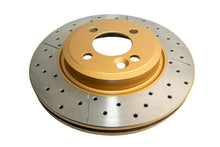 Load image into Gallery viewer, DBA 02-06 Mini Cooper Front Street Series Drilled &amp; Slotted Rotor w/Gold Hat