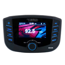 Load image into Gallery viewer, DS18 3in Color TFT Screen 3 Zones 4 volts Output BT RDS 4 x 50 Watts Headunit