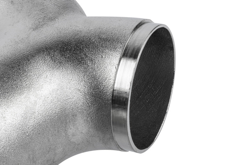 APR Cast T304 Stainless Steel Double Y-Splitter - 76mm to Quad 63.5mm (3in to Quad 2.5in) EXH0146