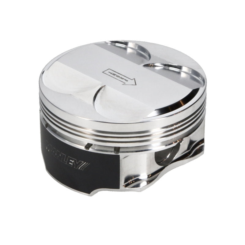Manley 03-07 Nissan 350Z/ Maxima 81.4mm Stroker 96.5mm +1.0 Bore 11.0:1 Dome Piston Set w/Rings - GTR Auto