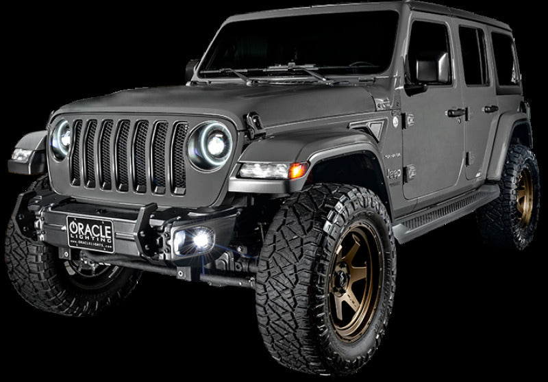 Oracle Jeep Wrangler JL/JT Sport High Performance W LED Fog Lights - w/o Controller