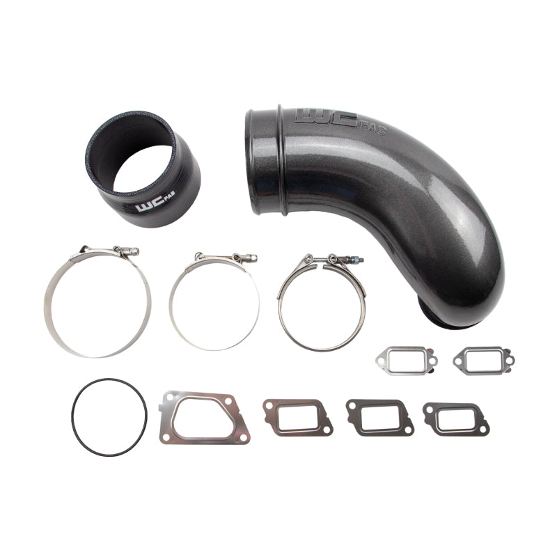 Wehrli 11-16 Duramax LML 5 in. Intake Horn - Semi-Gloss Black