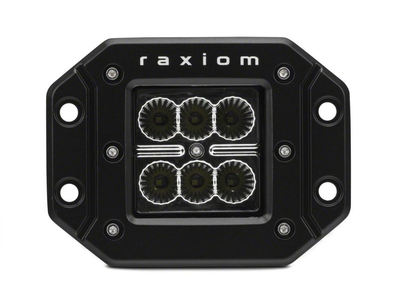 Raxiom 3-In Flush Mount 6-LED Off Road Light Flood Beam Universal (Some Adaptation May Be Required) J106729