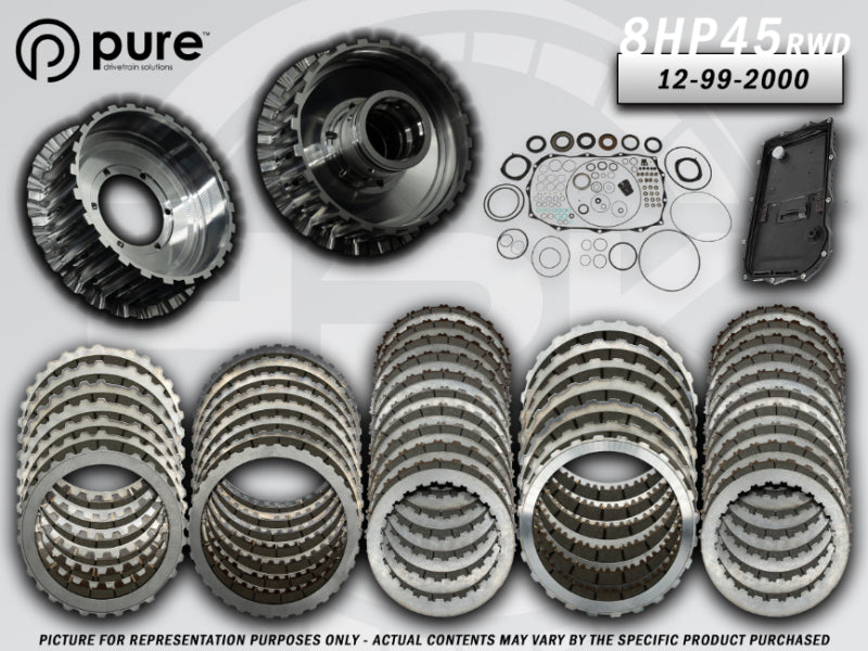 Pure Drivetrain 8HP45 High Performance Transmission Hard Parts Kit - RWD - Stage 2