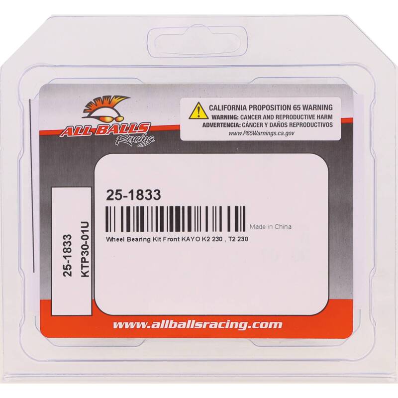 All Balls Racing Wheel Bearing Kit 25-1833
