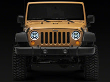 Load image into Gallery viewer, Raxiom 07-18 Jeep Wrangler JK Axial 7-In LED Headlights w/ DRL Turn Signals- Black Housing (Clear)