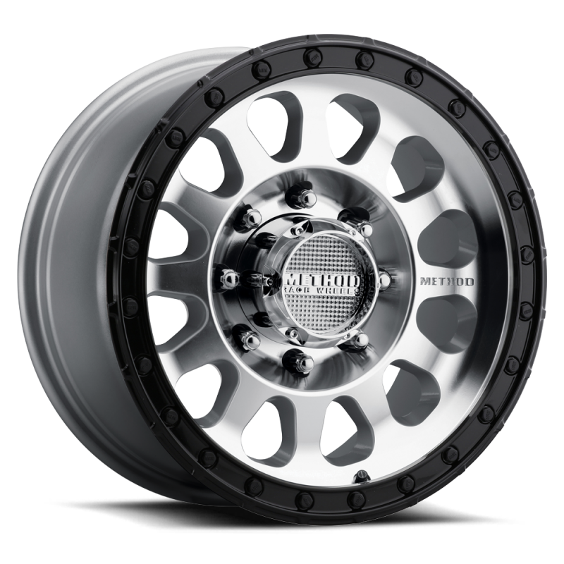 Method MR315 17x8.5 0mm Offset 8x6.5 130.81mm CB Machined Wheel - Gloss Black Lip MR315785801600