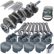 Load image into Gallery viewer, Eagle Ford FE 4.125in Crank 6.700in I-Beam Rods -7cc Flat Top 4.090in Pistons Rotating Assembly