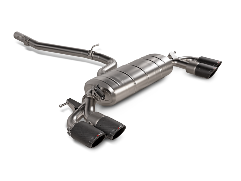 Akrapovic 2021+ Audi S3 Sportback (8Y) Evolution Line Cat Back (Titanium) w/Carbon Tips - GTR Auto