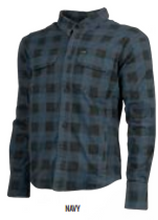 Load image into Gallery viewer, Speed and Strength True Grit Armored Motoshirt Navy/Black - Small
