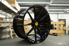 Load image into Gallery viewer, Vossen x Novitec NF9 20x9.5in - 5x114.3 BP - ET38 - Gloss Black Ferrari 296 Front Wheel