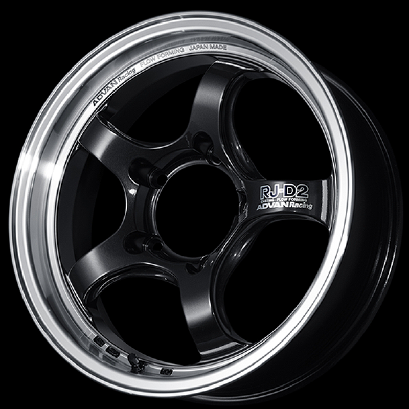 Advan RG-D2 18x10.0 / +22 Offset / 5x114.3 / 73mm Bore / Machining and Black Gunmetallic