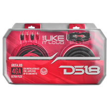 Load image into Gallery viewer, DS18 4-GA Amplifier Install Kit Advance- Red