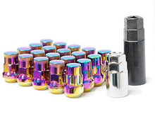 Load image into Gallery viewer, Wheel Mate Muteki SR35 Close End Lug Nuts w/ Lock Set - Black 12x1.50 35mm
