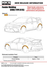 Load image into Gallery viewer, HKS Fender Molding FL5 53004-AH005
