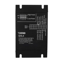Load image into Gallery viewer, DS18 Lossless Hi/Low Converter 4-Channel Speaker Emulator Auto Turn-On