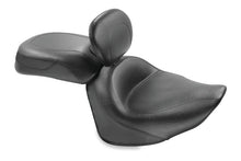 Load image into Gallery viewer, Mustang 08-17 Yamaha Raider Wide Touring 2PC Seat w/Diver Backrest - Black