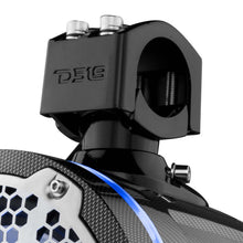 Load image into Gallery viewer, DS18 Marine And Powersports Tower 8in 125 Watts RMS RGB LED Lights Black Carbon Fiber