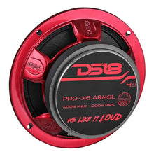 Load image into Gallery viewer, DS18 6.5in 200 Watts RMS 4 ohm Mid-Range Bullet Loudspeaker Shallow
